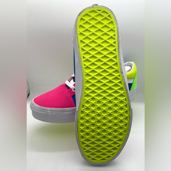 VANS - Old Skool Neon Color Block - W7.5 NEW! - Picture 6 of 8